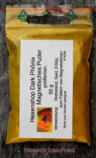 Hexenshop Dark Phönix Magnetisches Pulver goldfarben 50g